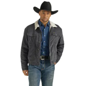 112352865 - Wrangler® Corduroy Jacket - Sherpa Lined - Rustic Stone