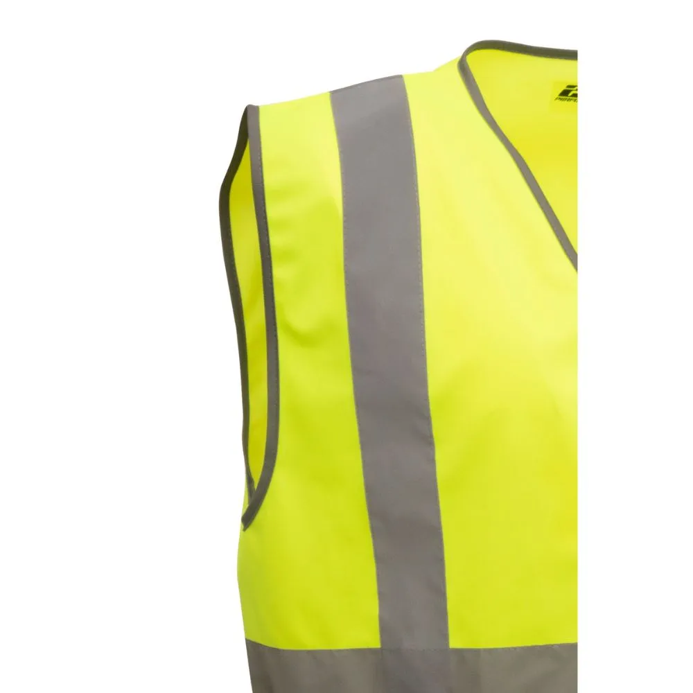 212 Performance VSTGU-8812 General Purpose Hi-Viz Safety Vest, 2X-Large Yellow;Reflective Gray