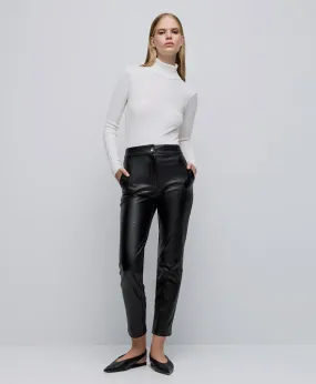 Access Fashion High Waist Straight Shimmery Pants