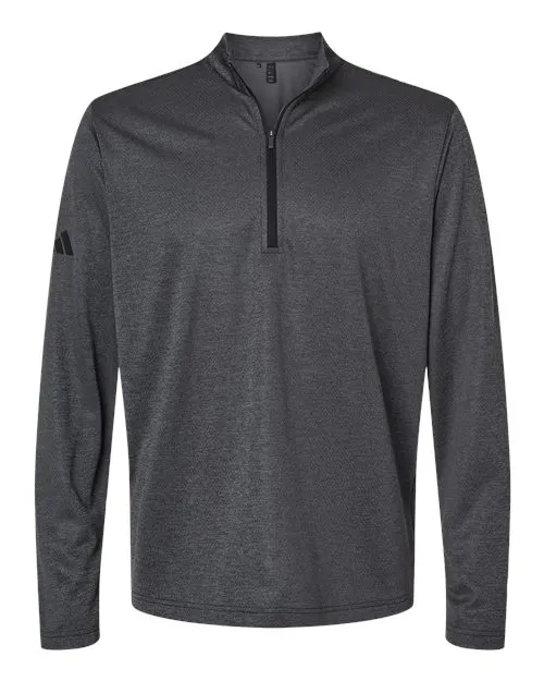 adidas Men's Space Dyed Quarter-Zip Pullover