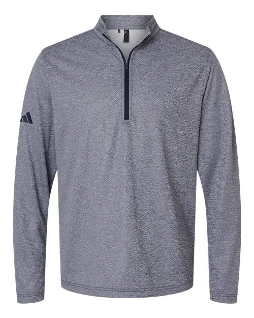 adidas Men's Space Dyed Quarter-Zip Pullover