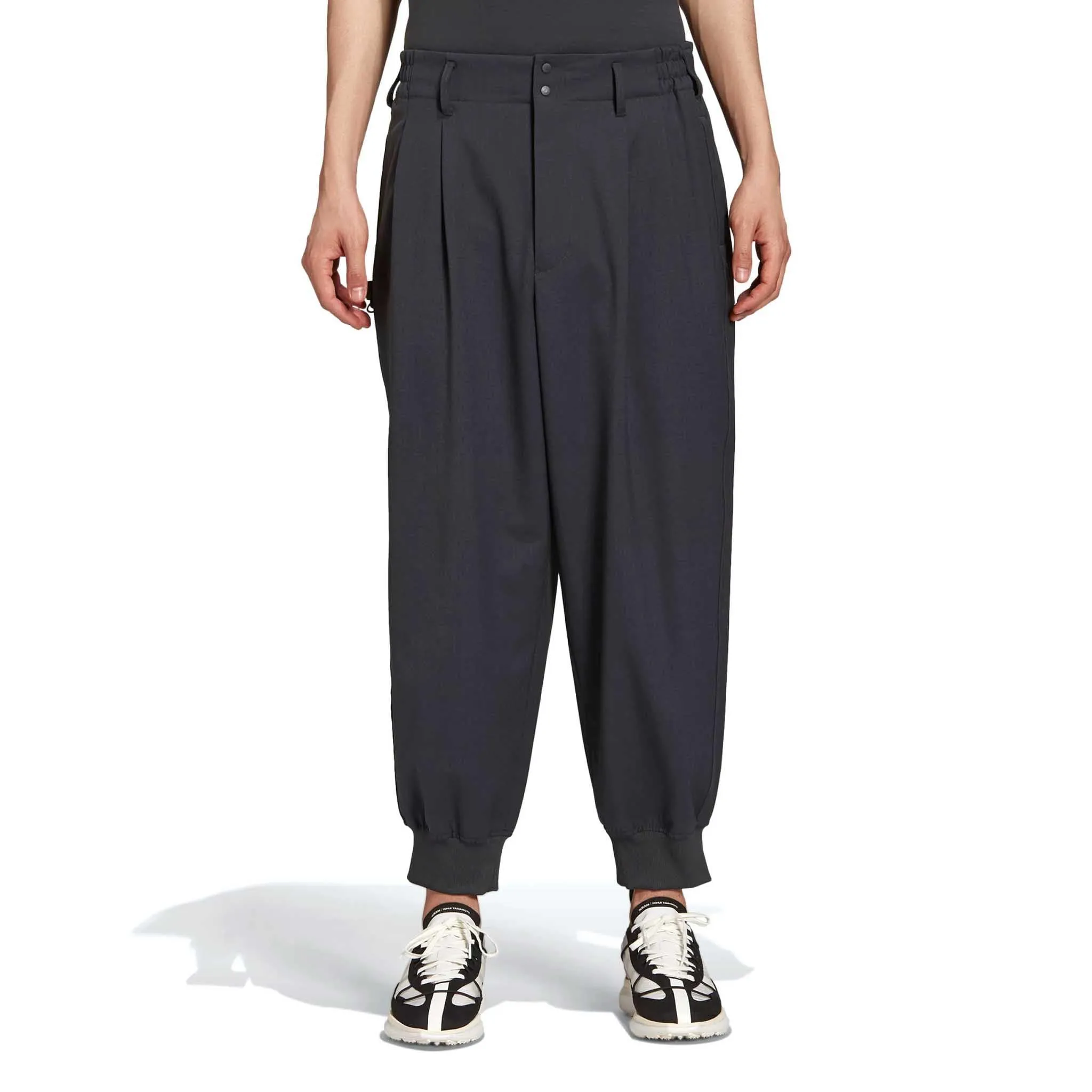 ADIDAS Y-3 Classic Refined Wool Cuff Pants Black