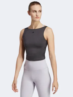 Adidas Yoga Studio Crop Women Training Tank Black