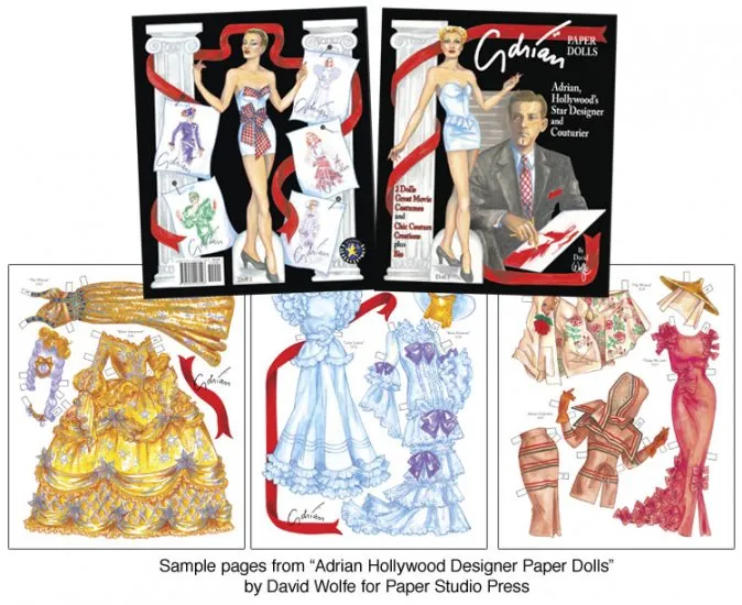 Adrian, Hollywood Designer Paper Dolls