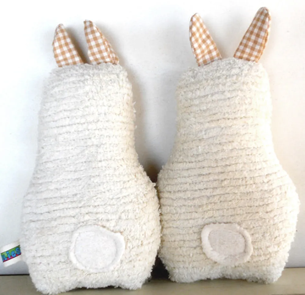 All Natural Handcrafted Chenille Bunny - Made in the USA!