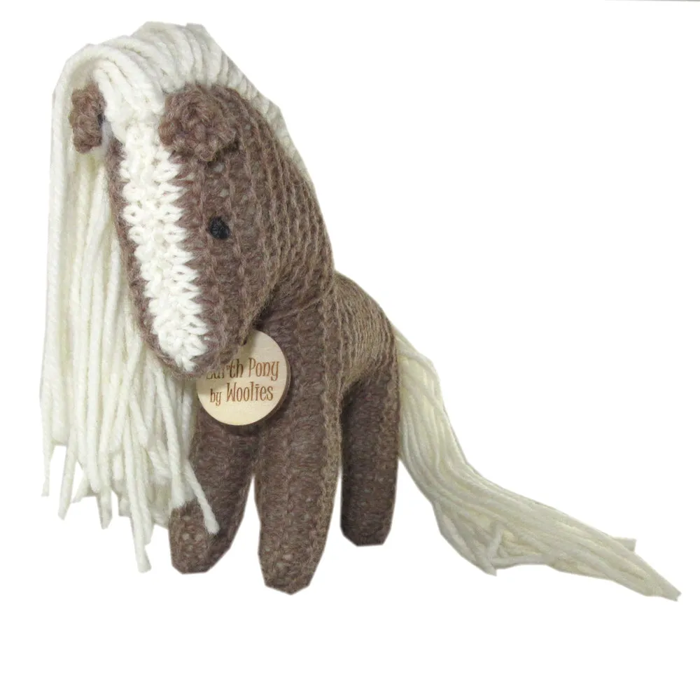 All Natural Handcrafted Knit Earth Pony - Made in the USA!