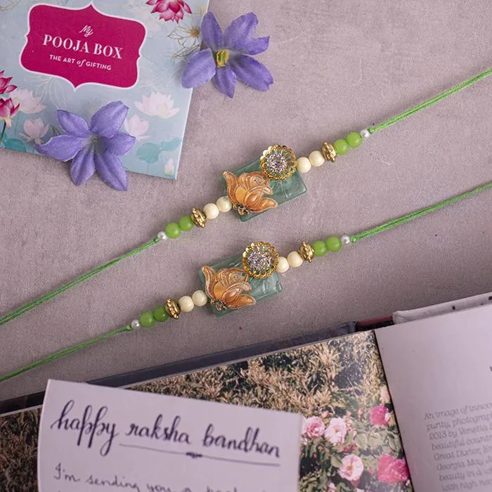 Alyssa Floral Rakhi