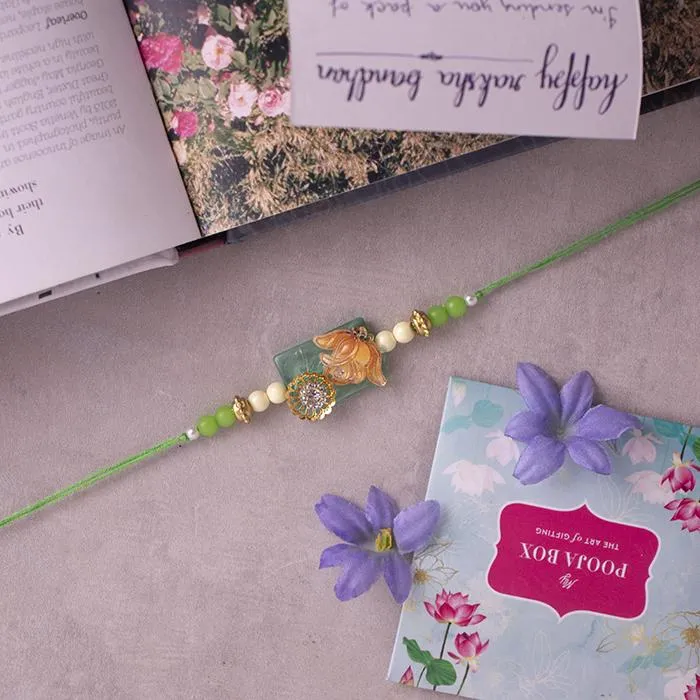 Alyssa Floral Rakhi