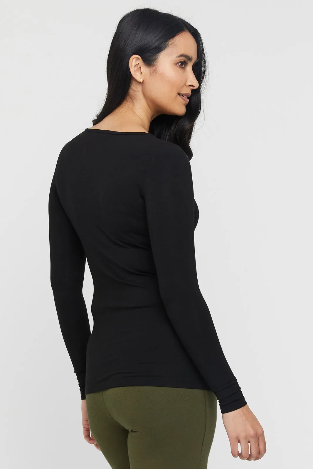 Amy Boatneck Top - Black