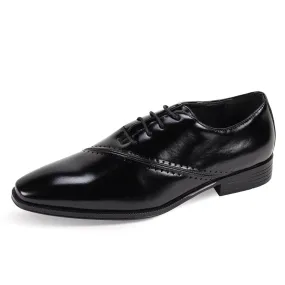 Antonio Cerrelli Black Men's Lace-Up Dress Shoes Style No-7028