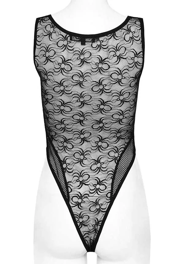 Arachne Spider | HIGH CUT BODYSUIT*