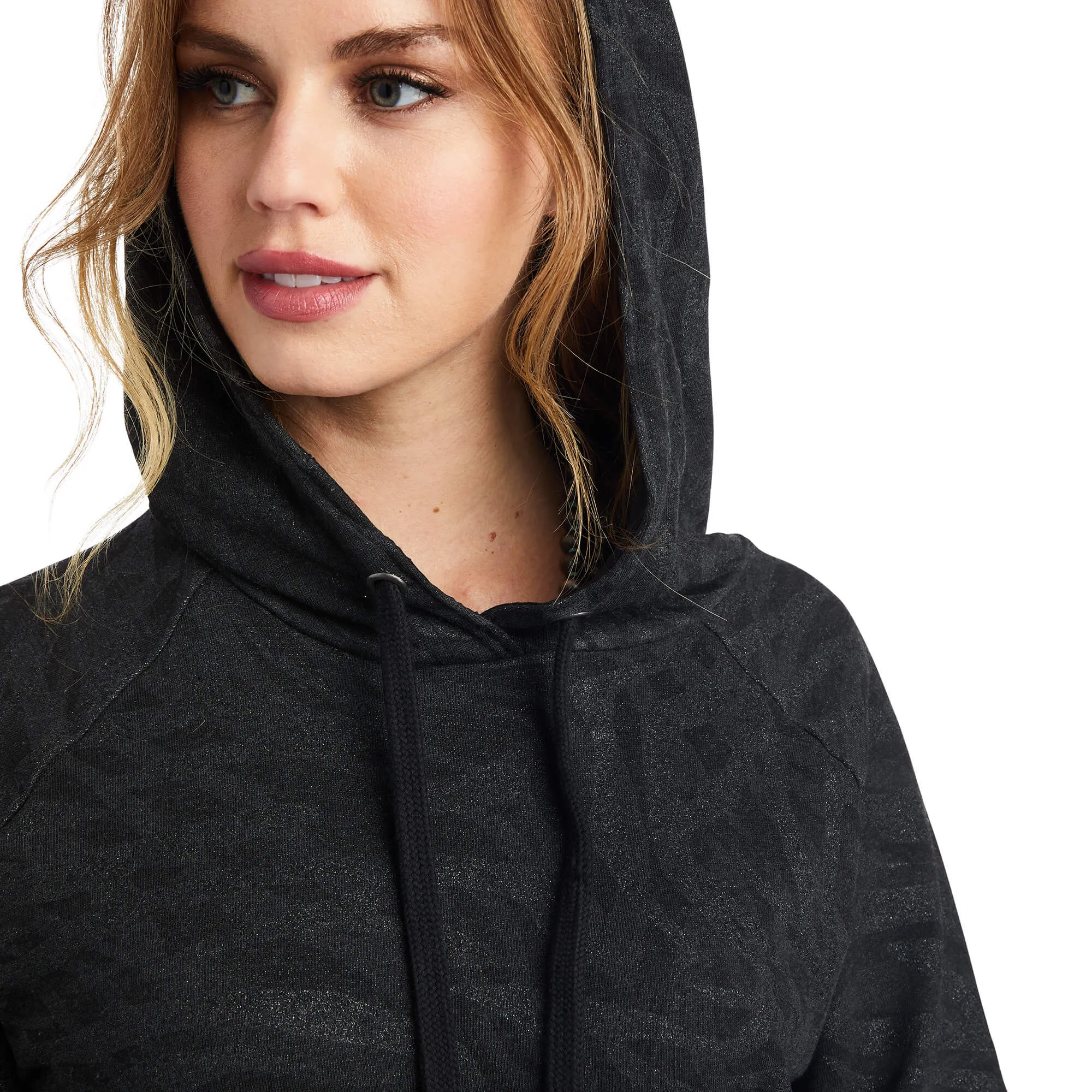 Ariat Women's Animal Instincts Crew Hoodie- Black