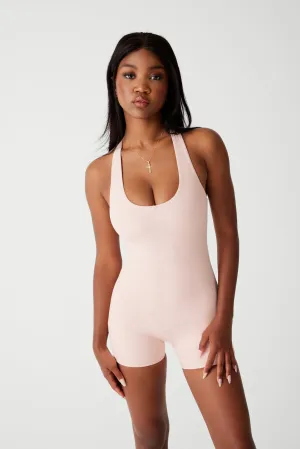 Aurora Halter Bodysuit - Pink Petals