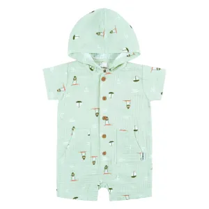 Baby Boys Sea Scene Hooded Romper