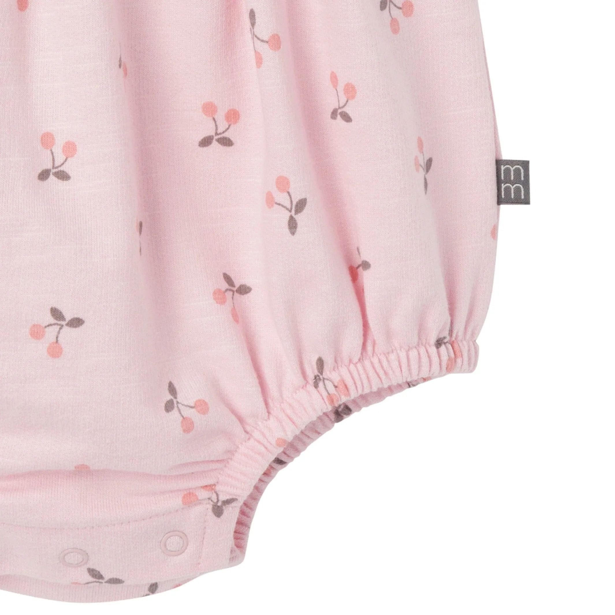 Baby Girls Pink Cherries Romper