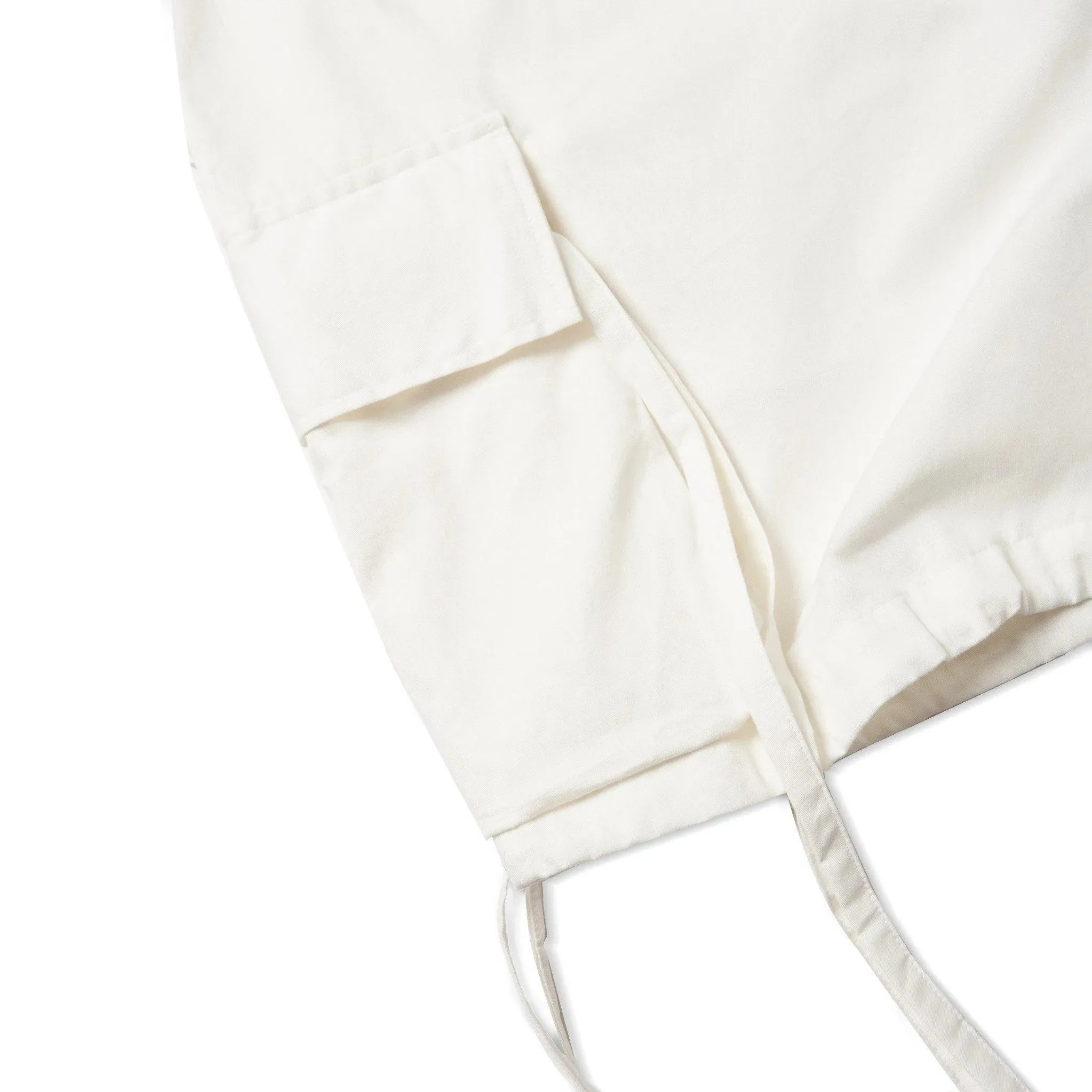 BAGGY CARGO SHORTS - WHITE