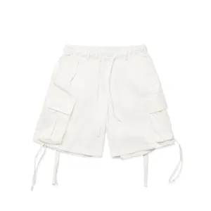 BAGGY CARGO SHORTS - WHITE