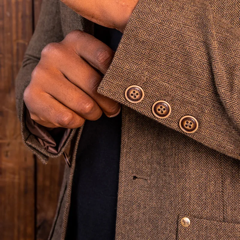 Balgowan Tweed Blazer Camel