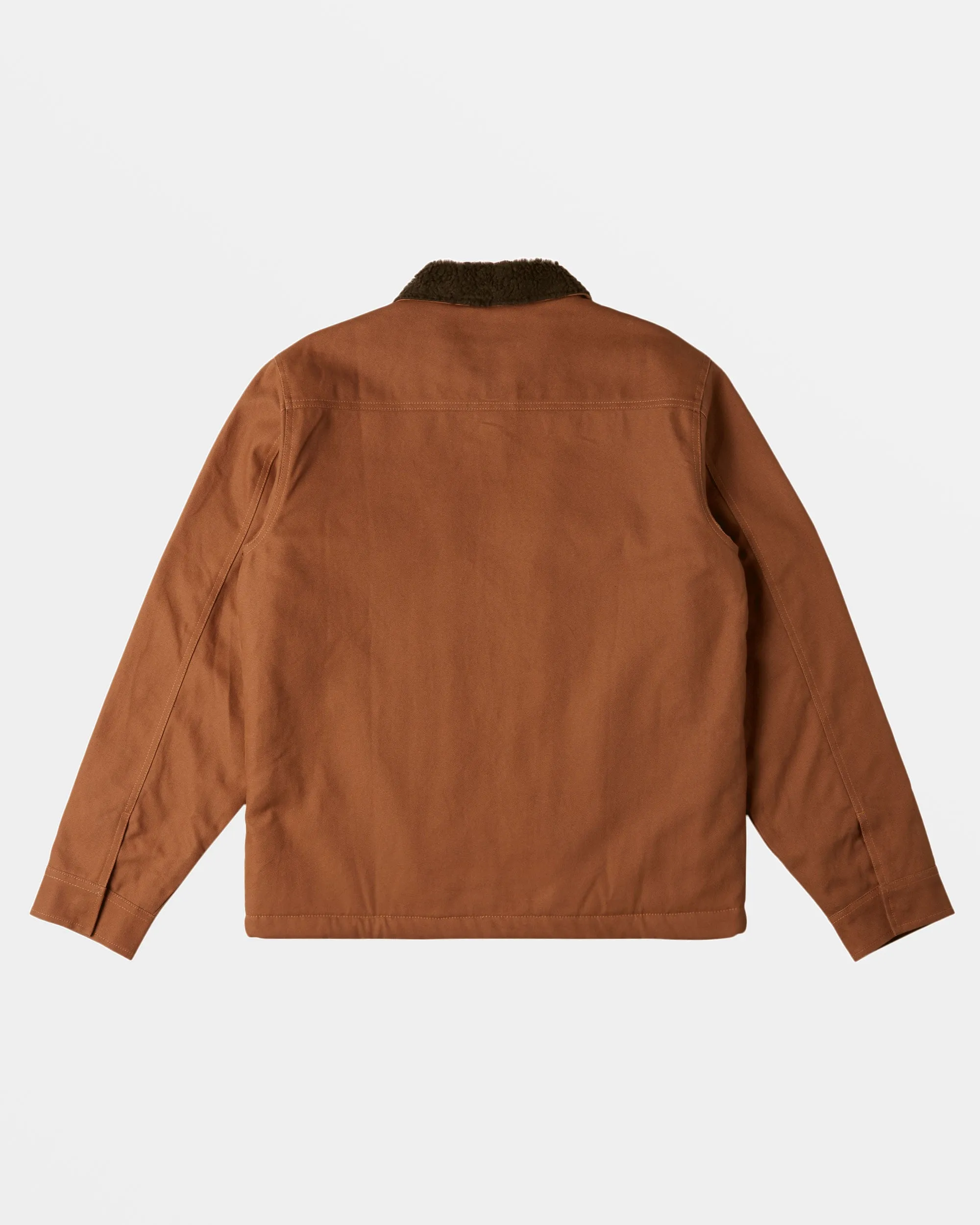 Barlow Sherpa Canvas Jacket - Camel