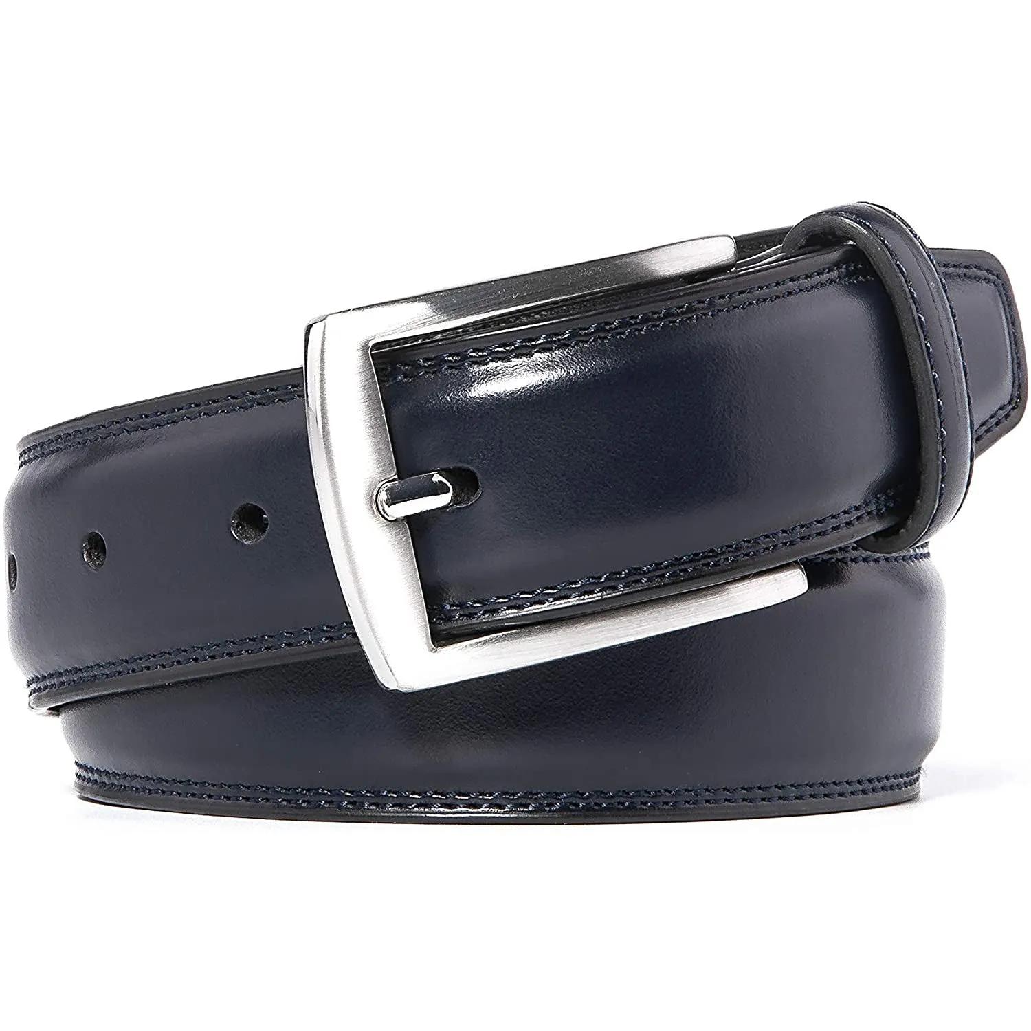 Belts for Men | Handmade Genuine Leather | 100% Cow Leather | Color Navy