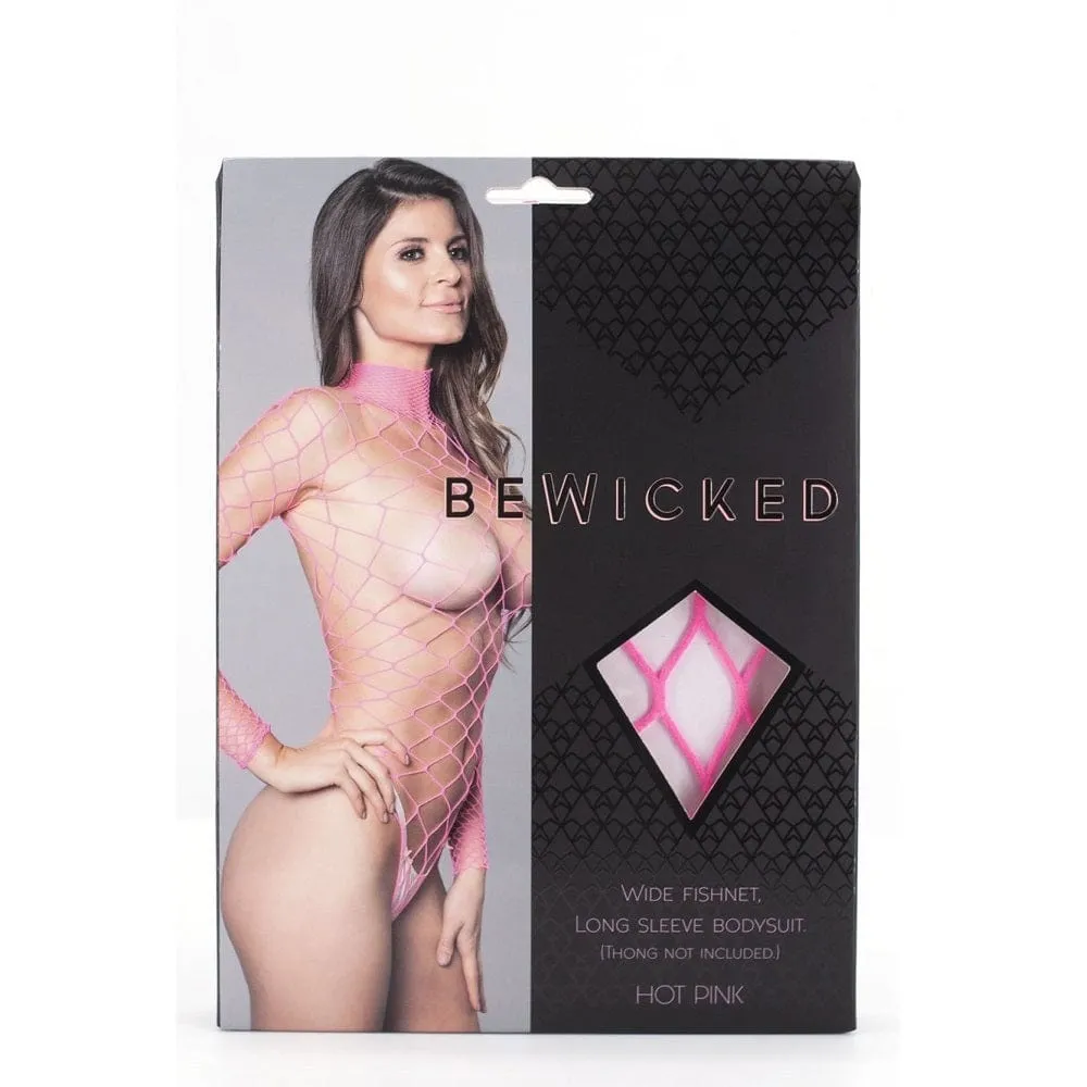 BeWicked Dancing All Night Hot Pink Bodystocking