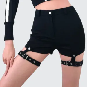 Black Bandage Shorts