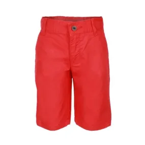 BOYS BASIC TWILL CHINOS SHORTS - RED