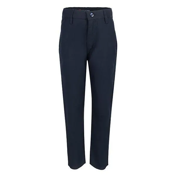 BOYS NAVY BLUE REGULAR CHINOS TROUSER