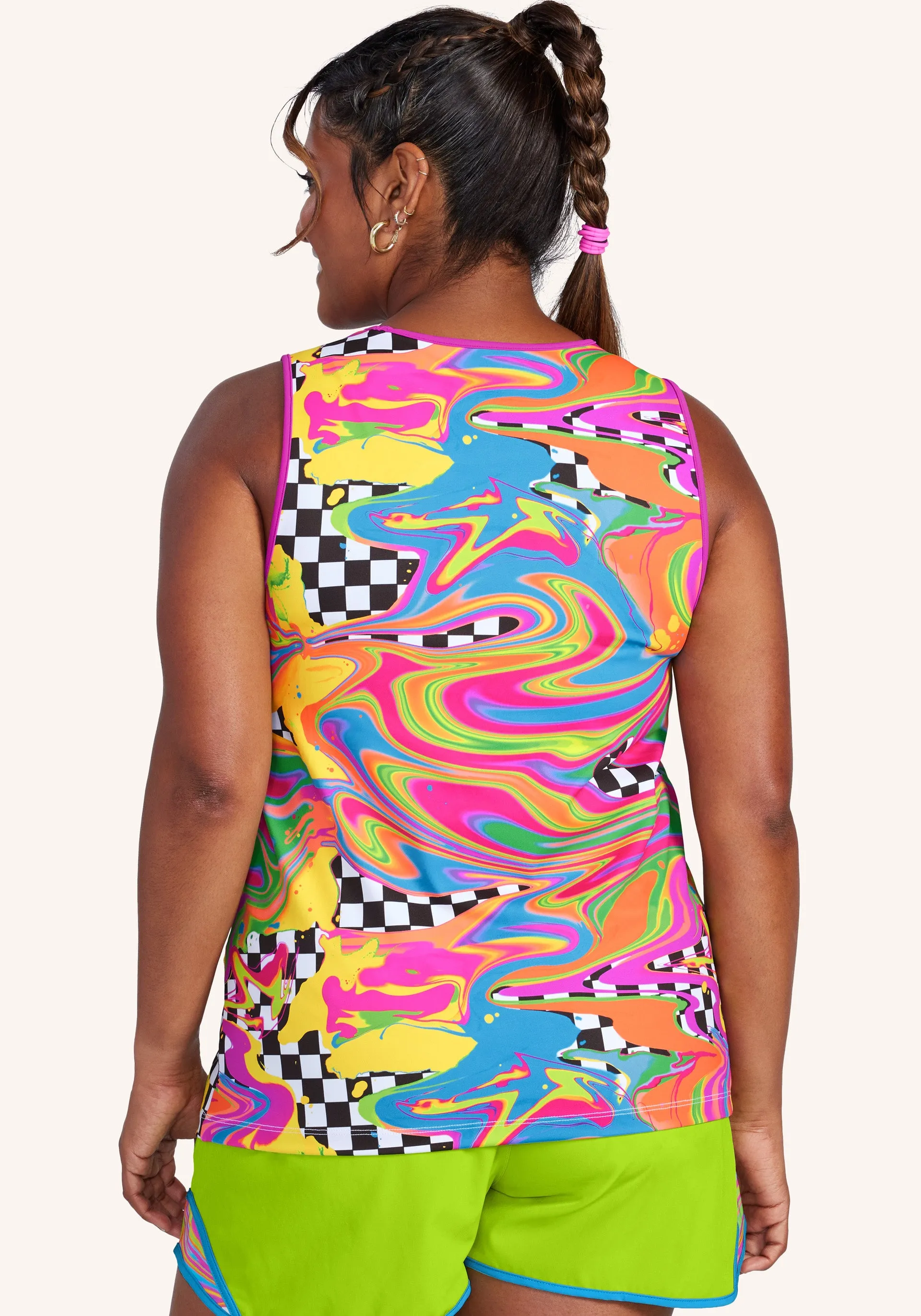 Brittany Allen x Peloton Printed Cut Out Tank