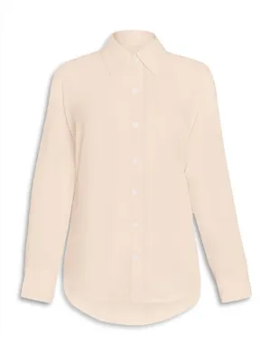 Brizo Bamboo Twill Button Down - Almond