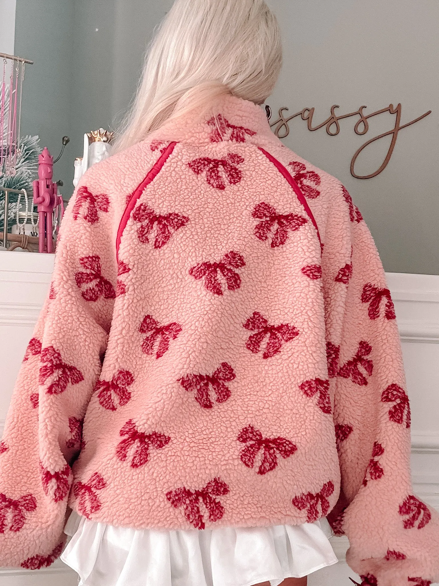 Bundled in Bows Pullover | Pink