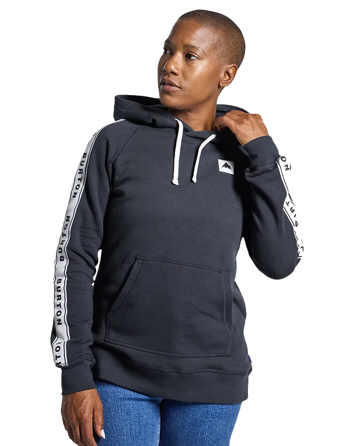 Burton Women's Lost Things Pullover Hoodie - True Black - 2023