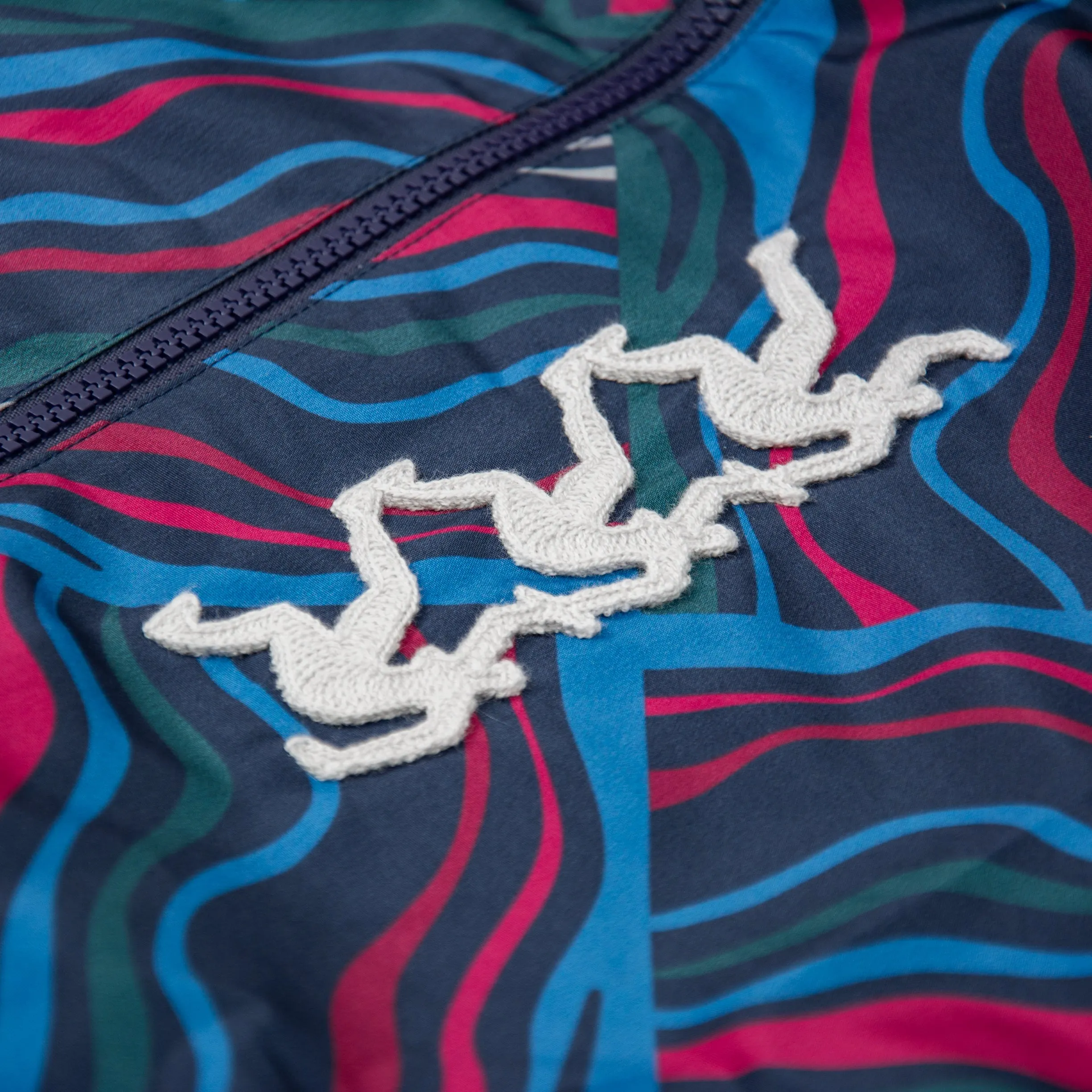 By Parra Track Flow Track Jacket - Navy Blue