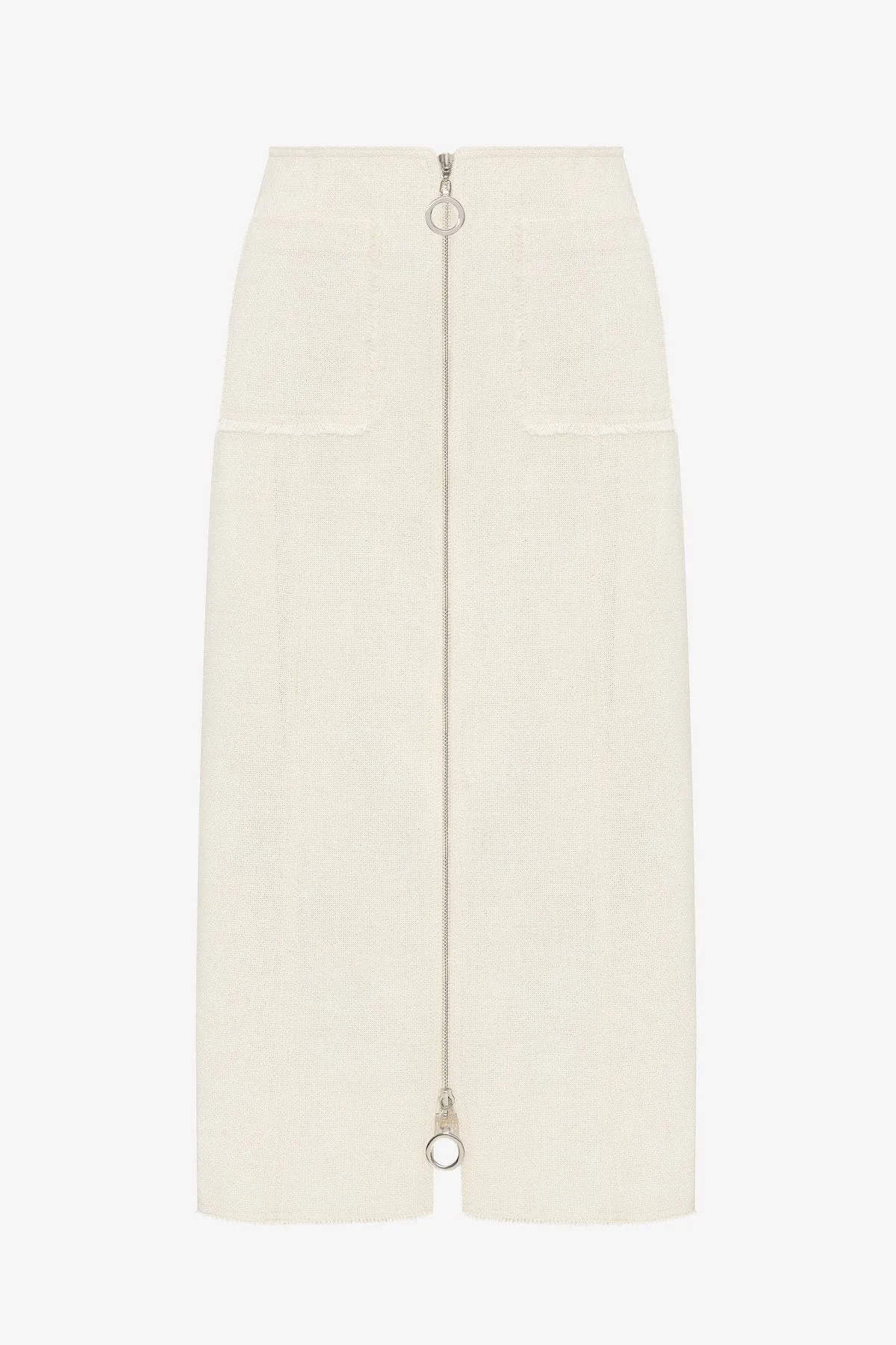 CANVAS MIDI SKIRT