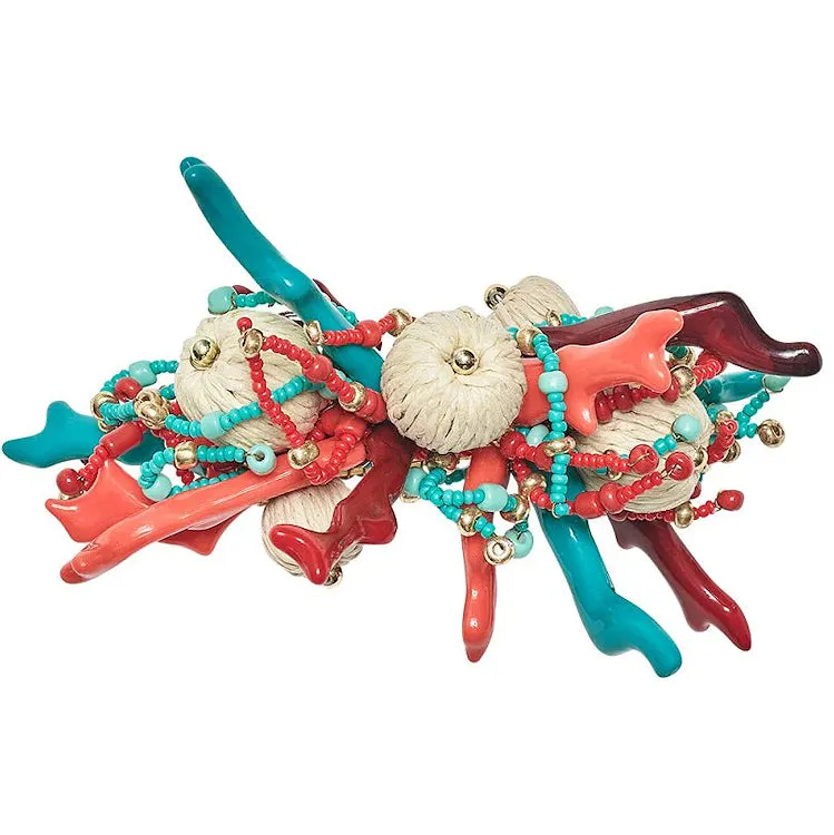 Caribe Splash Beaded Napkin Ring Set