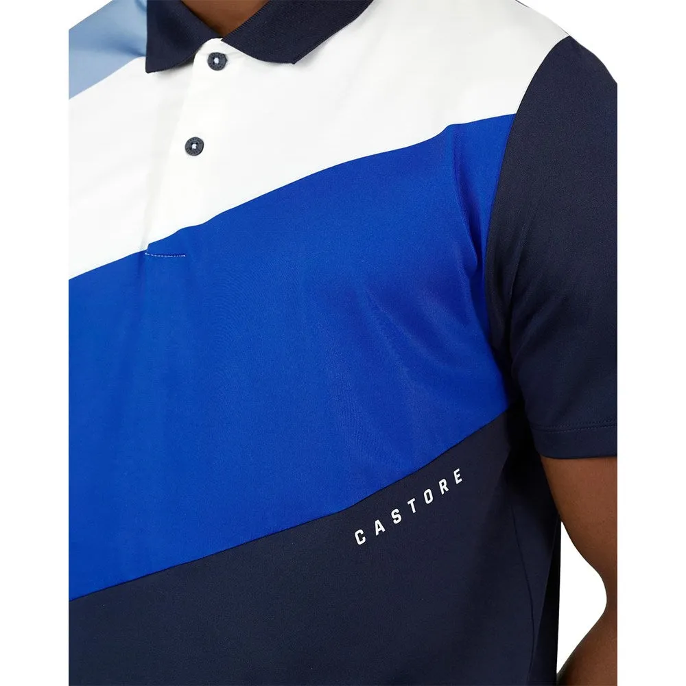 Castore Colourblock Golf Polo Shirt - Midnight Navy