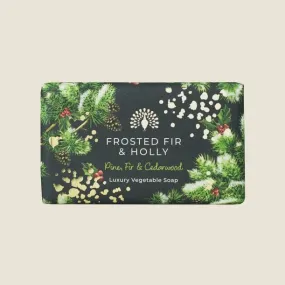 Christmas Tidings Frosted Fir and Holly Soap (Fir Tree)