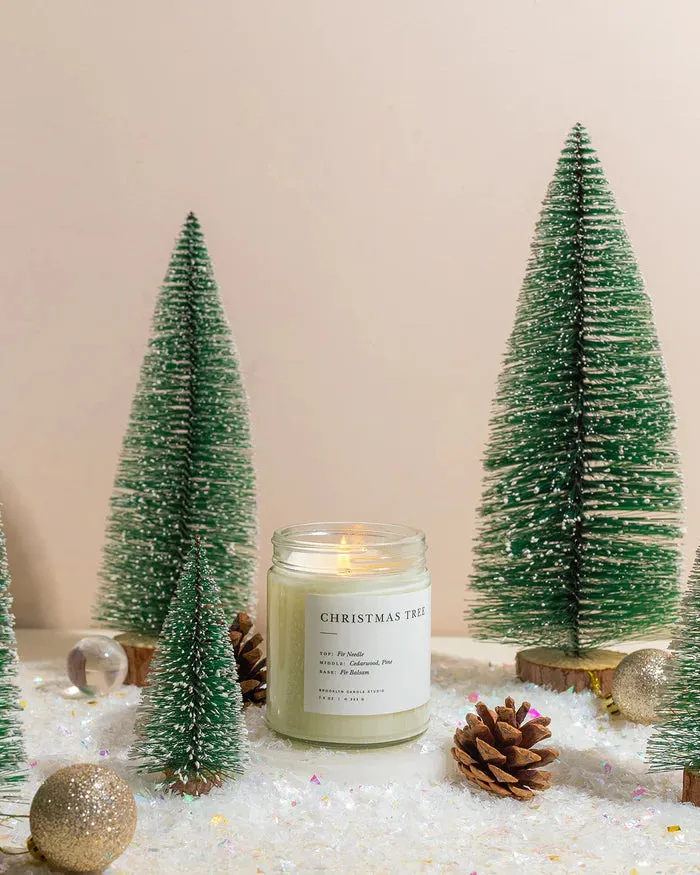 Christmas Tree Jar Candle by Brooklyn Candle Studio