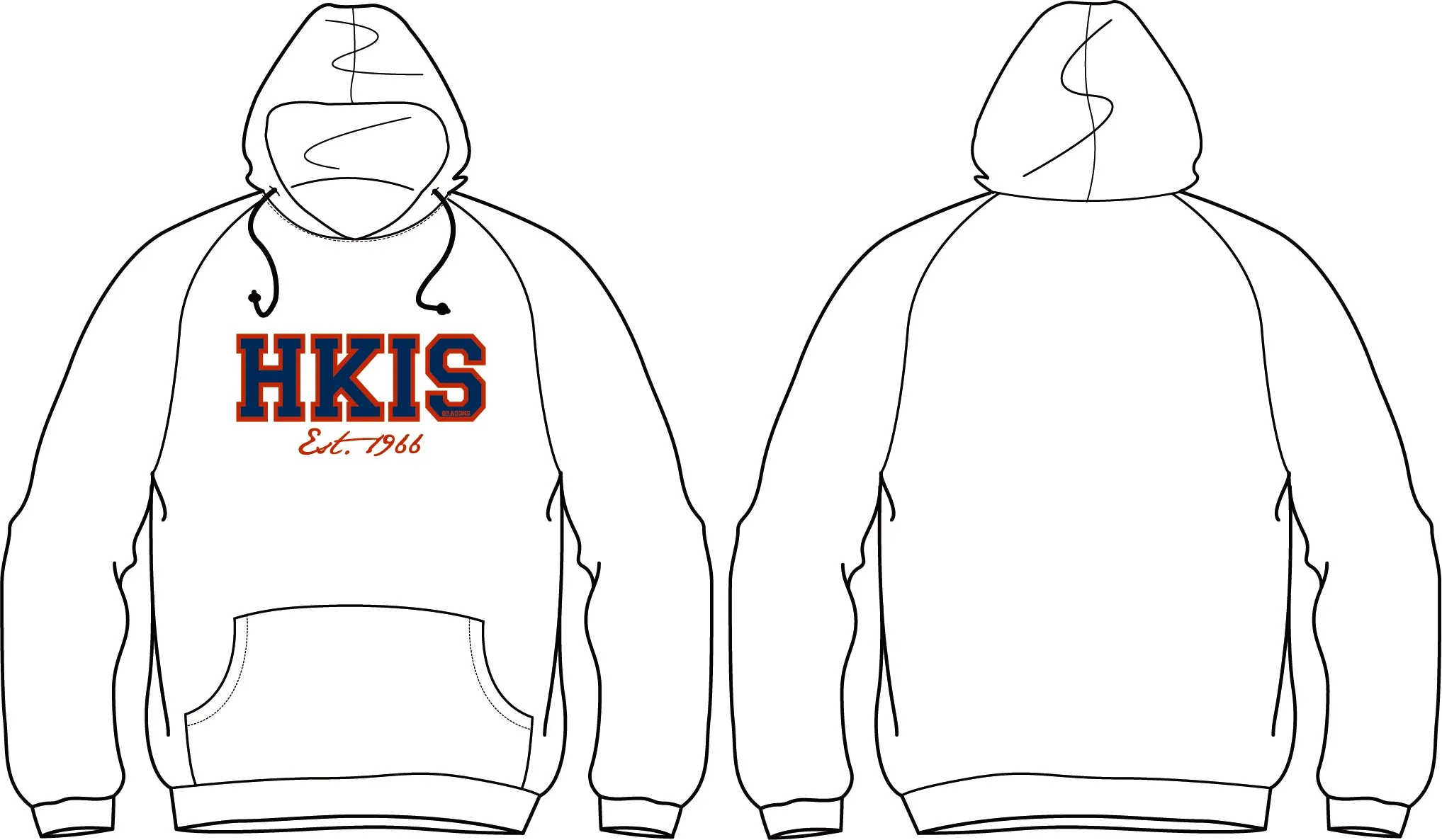 Collegiate Hoodie Sweatshirt