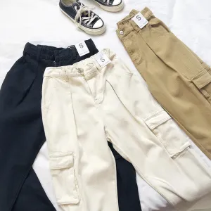 Comfy Big Pockets High Waist Cargo Pants