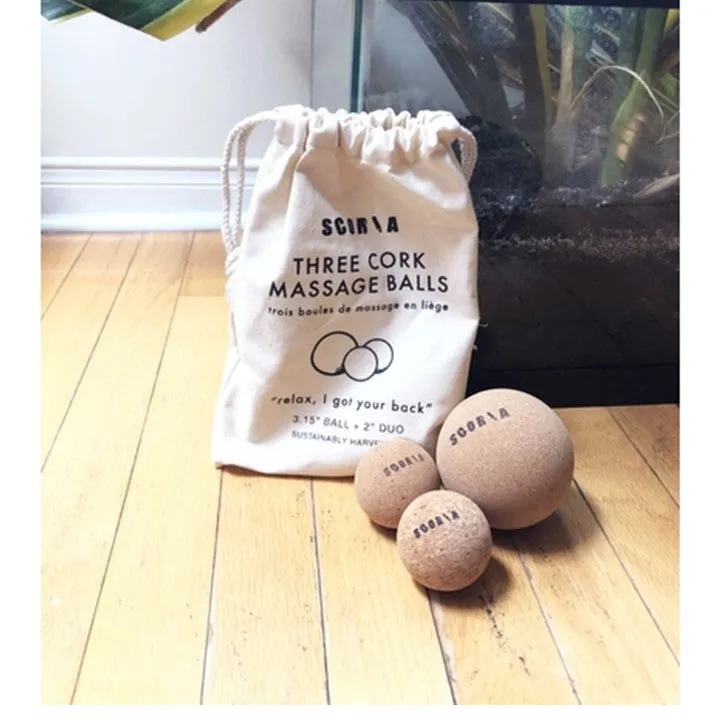 Cork Massage Balls by Scoria World Inc.