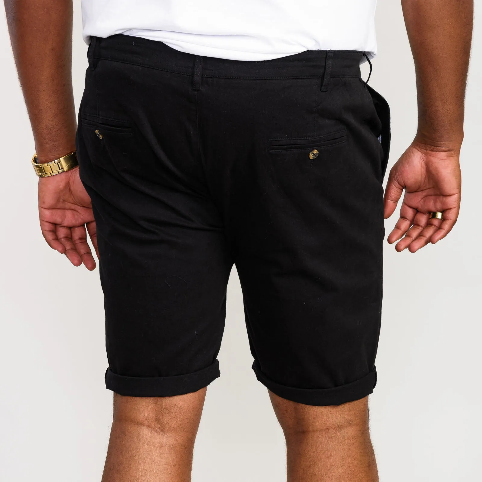 D555 Mens Nelson Big Tall Kingsize Stretch Chino Shorts