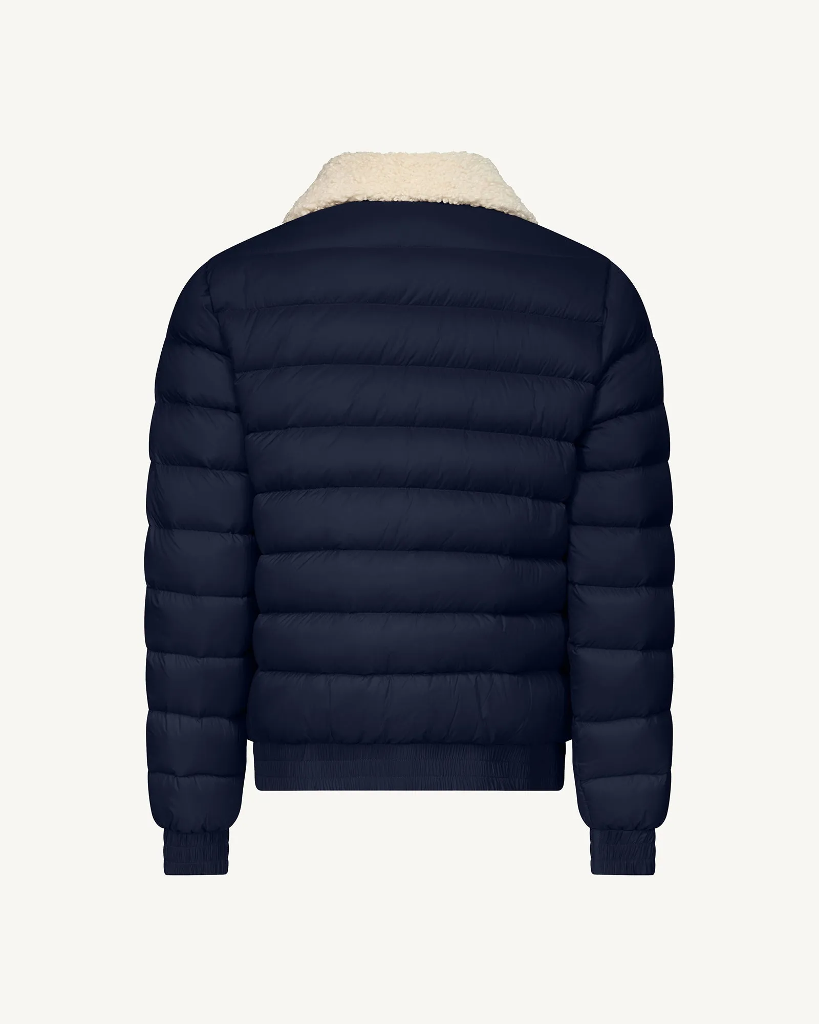 Danao aviator-style down jacket Navy