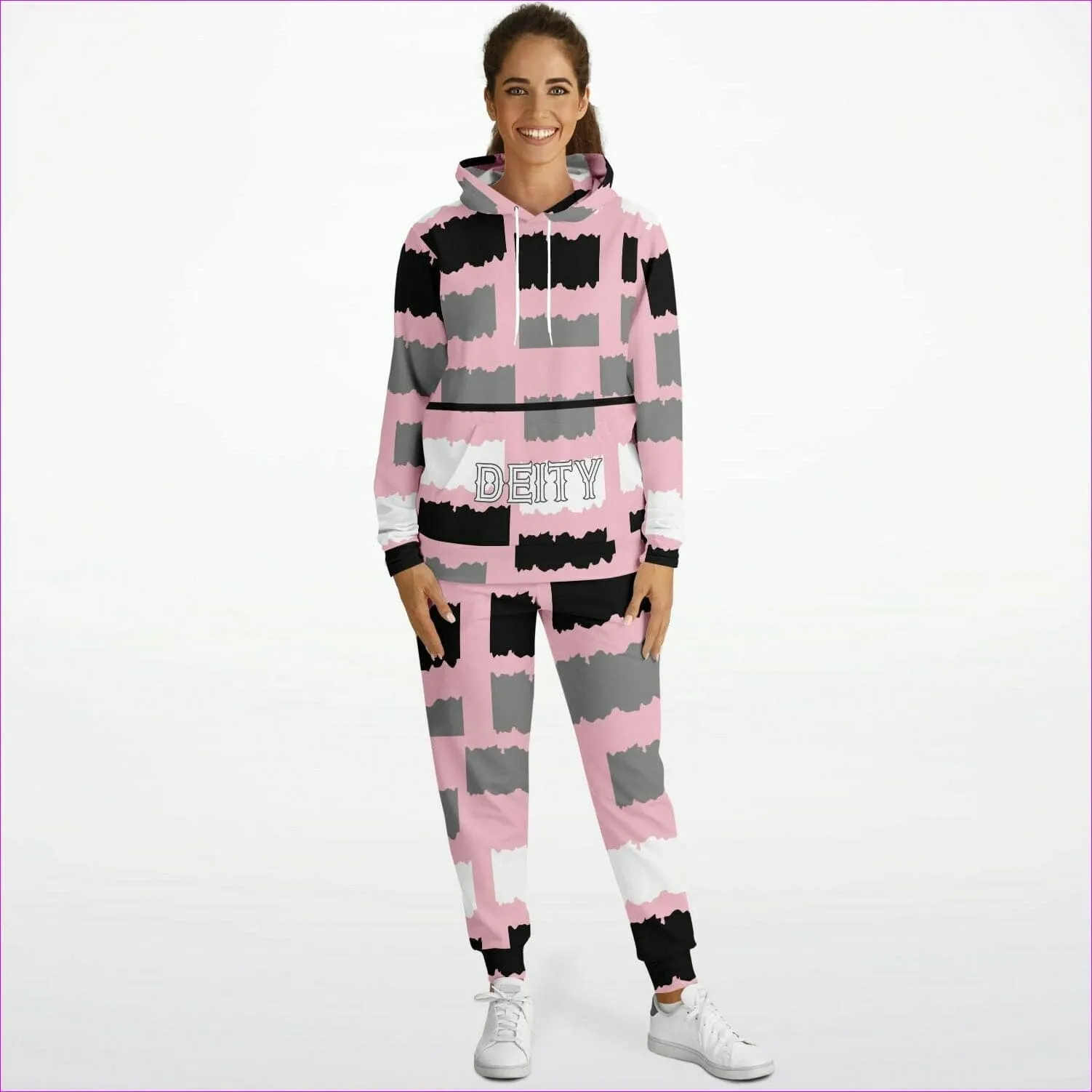 Deity Premium Fashion Womens Jogging Suit in Pink