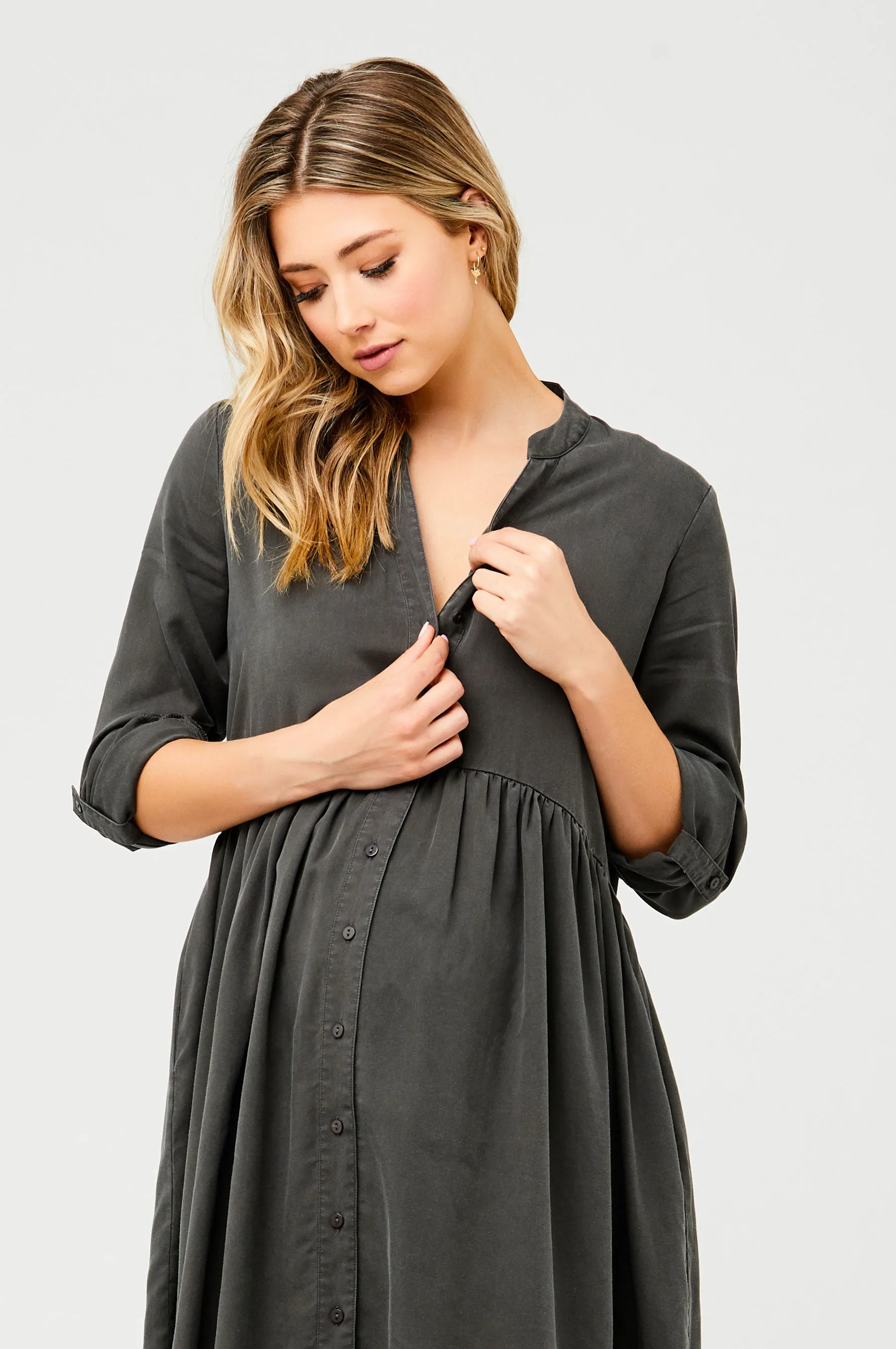 Demi Tencel Dress Olive