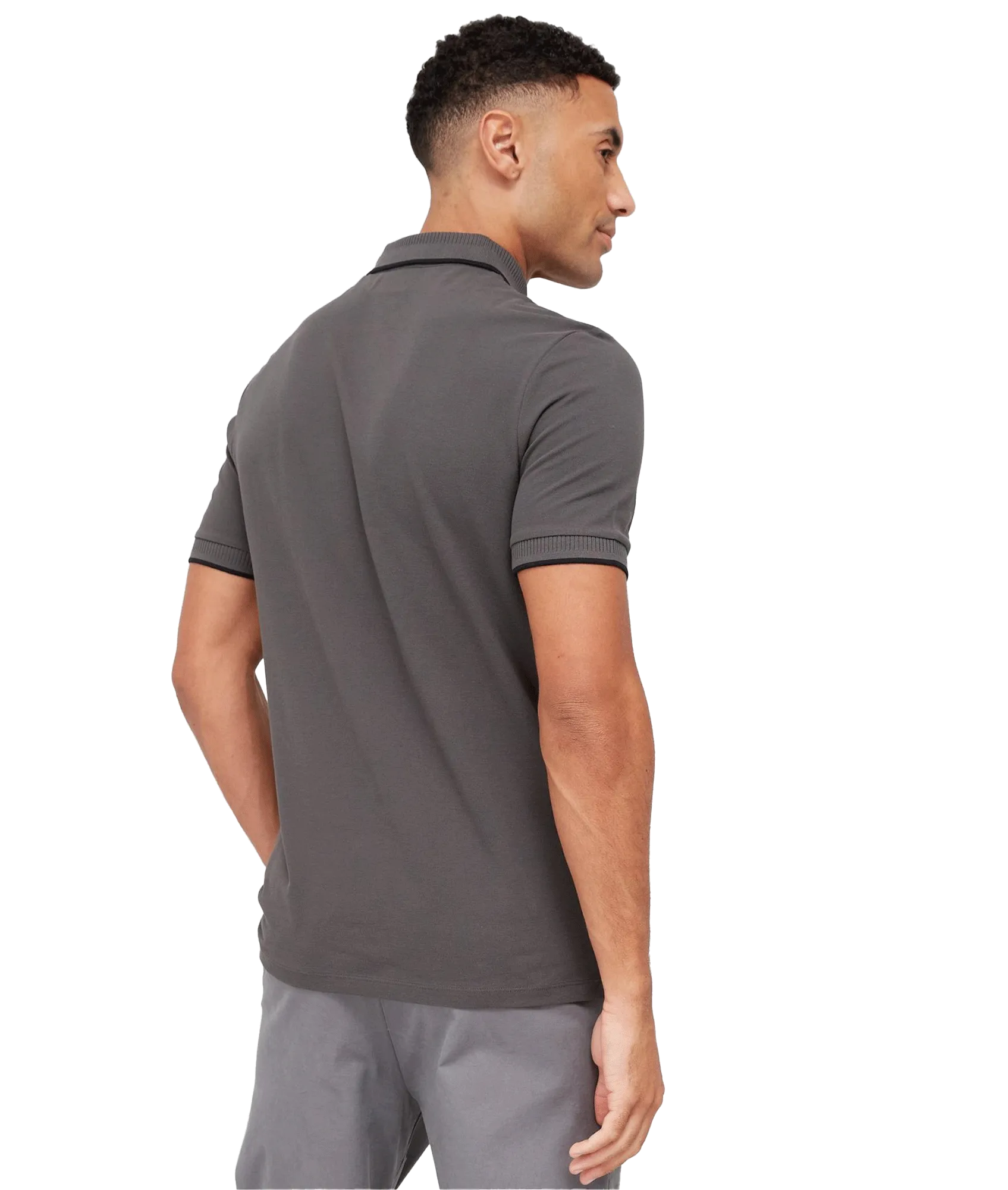 Deresino Slim Fit Polo Shirt - Grey