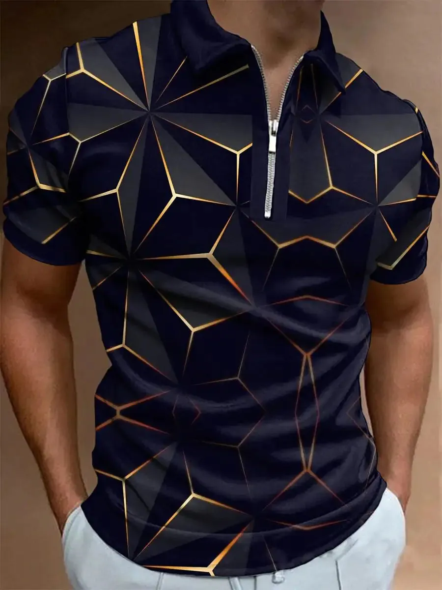 Digital Print Decorated Polo Shirt