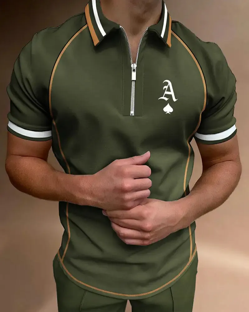 Digital Print Decorated Polo Shirt