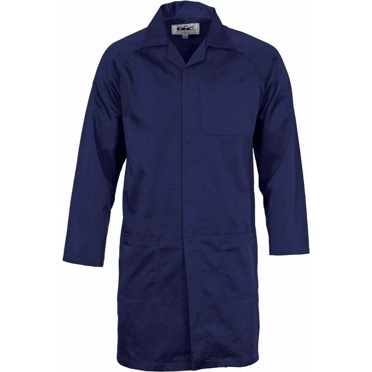 Dnc Workwear 200 Gsm Polyester Cotton Dust Coat (Lab Coat) - 3502