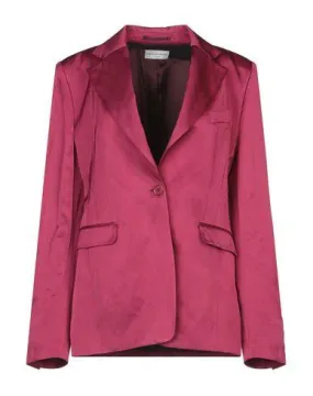 Dries Van Noten Women Blazer Maroon 10 UK